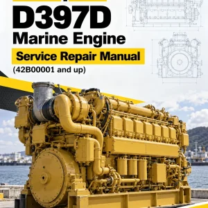 Caterpillar CAT D397D Marine Engine Service Repair Manual (42B00001 and up)
