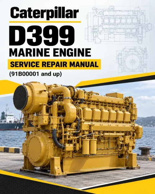 Caterpillar CAT D399 Marine Engine Service Repair Manual (91B00001 and up) Caterpillar CAT D399 Marine Engine Service Repair Manual (91B00001 and up)