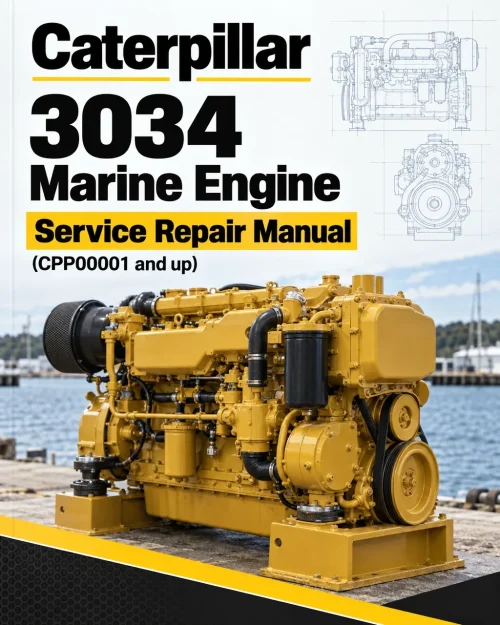 Caterpillar CAT 3034 Marine Engine Service Repair Manual (CPP00001 and up) Caterpillar CAT 3034 Marine Engine Service Repair Manual (CPP00001 and up)