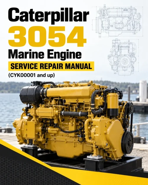 Caterpillar CAT 3054 Marine Engine Service Repair Manual (CYK00001 and up) Caterpillar CAT 3054 Marine Engine Service Repair Manual (CYK00001 and up)