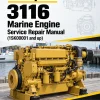 Caterpillar CAT 3116 Marine Engine Service Repair Manual (1SK00001 and up) Caterpillar CAT 3116 Marine Engine Service Repair Manual (1SK00001 and up)
