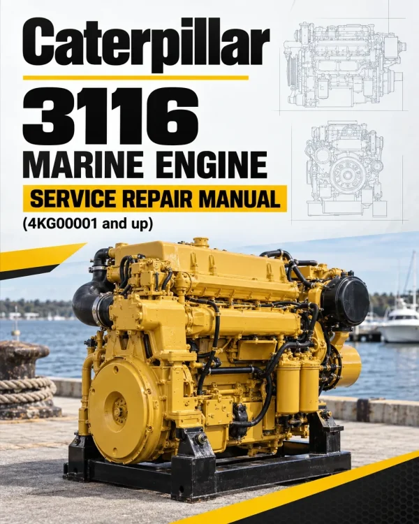 Caterpillar CAT 3116 Marine Engine Service Repair Manual (4KG00001 and up)