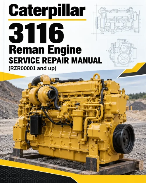 Caterpillar CAT 3116 Reman Engine Service Repair Manual (RZR00001 and up) Caterpillar CAT 3116 Reman Engine Service Repair Manual (RZR00001 and up)