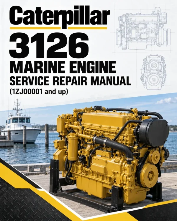 Caterpillar CAT 3126 Marine Engine Service Repair Manual (1ZJ00001 and up) Caterpillar CAT 3126 Marine Engine Service Repair Manual (1ZJ00001 and up)