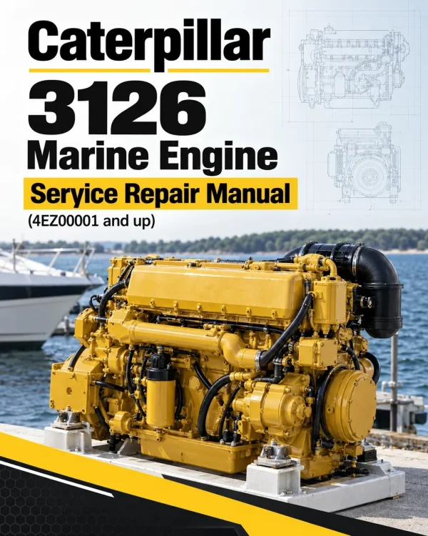Caterpillar CAT 3126 Marine Engine Service Repair Manual (4EZ00001 and up)