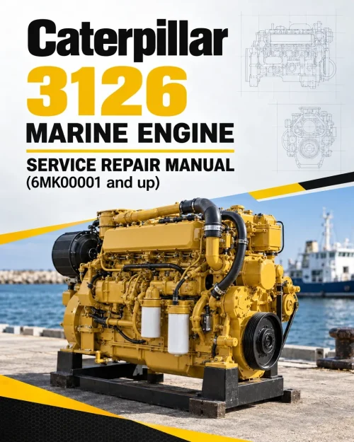 Caterpillar CAT 3126 Marine Engine Service Repair Manual (6MK00001 and up) Caterpillar CAT 3126 Marine Engine Service Repair Manual (6MK00001 and up)