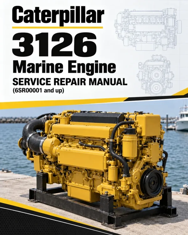 Caterpillar CAT 3126 Marine Engine Service Repair Manual (6SR00001 and up) Caterpillar CAT 3126 Marine Engine Service Repair Manual (6SR00001 and up)
