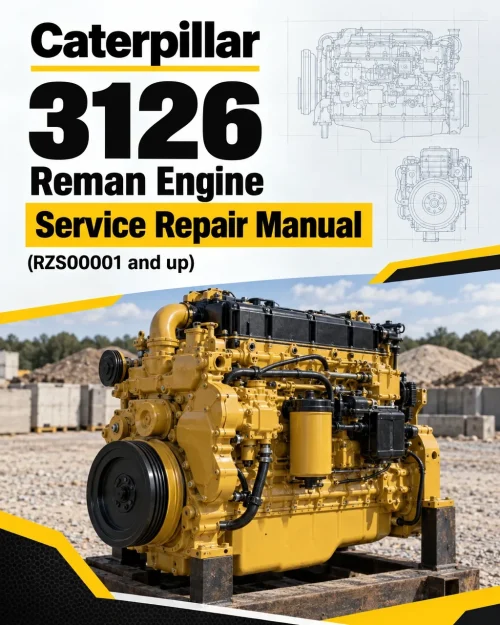 Caterpillar CAT 3126 Reman Engine Service Repair Manual (RZS00001 and up) Caterpillar CAT 3126 Reman Engine Service Repair Manual (RZS00001 and up)