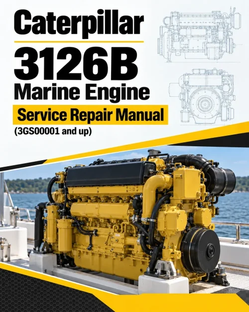 Caterpillar CAT 3126B Marine Engine Service Repair Manual (3GS00001 and up)
