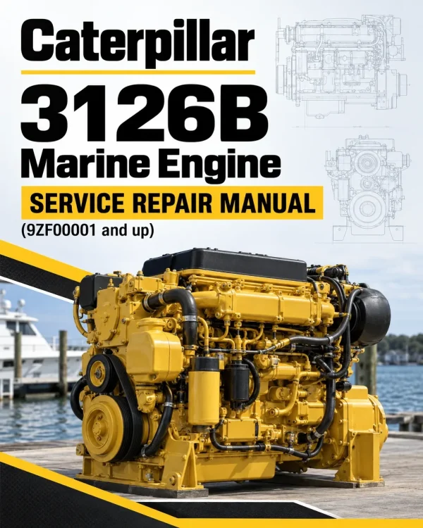 Caterpillar CAT 3126B Marine Engine Service Repair Manual (9ZF00001 and up) Caterpillar CAT 3126B Marine Engine Service Repair Manual (9ZF00001 and up)