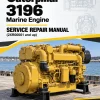 Caterpillar CAT 3196 Marine Engine Service Repair Manual (2XR00001 and up)