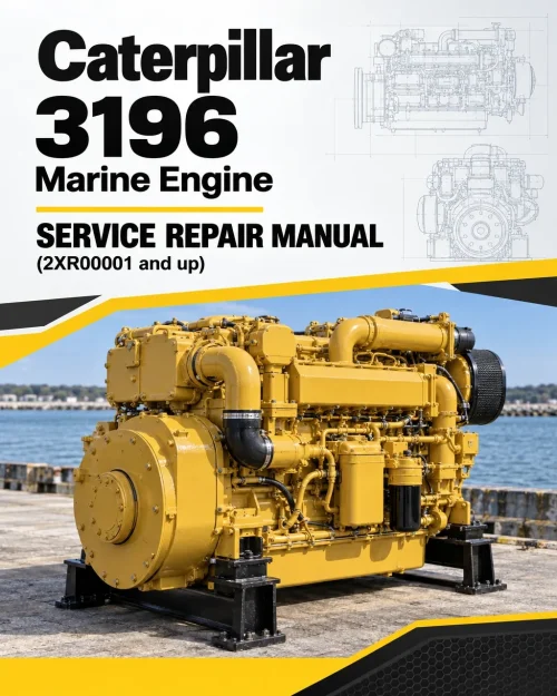 Caterpillar CAT 3196 Marine Engine Service Repair Manual (2XR00001 and up) Caterpillar CAT 3196 Marine Engine Service Repair Manual (2XR00001 and up)