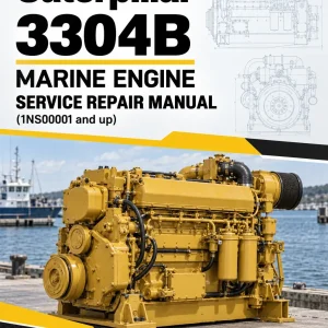 Caterpillar CAT 3304B Marine Engine Service Repair Manual (1NS00001 and up)