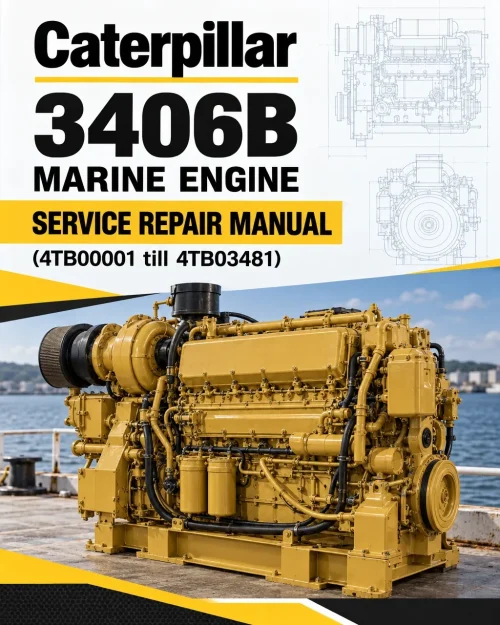 Caterpillar CAT 3406B Marine Engine Service Repair Manual (4TB00001 till 4TB03481) Caterpillar CAT 3406B Marine Engine Service Repair Manual (4TB00001 till 4TB03481)