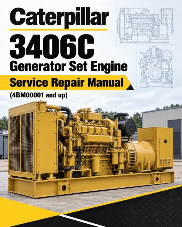 Caterpillar CAT 3406C Generator Set Engine Service Repair Manual (4BM00001 and up) Caterpillar CAT 3406C Generator Set Engine Service Repair Manual (4BM00001 and up)