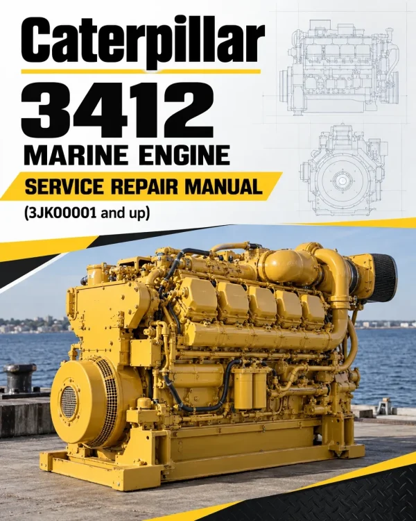 Caterpillar CAT 3412 Marine Engine Service Repair Manual (3JK00001 and up) Caterpillar CAT 3412 Marine Engine Service Repair Manual (3JK00001 and up)