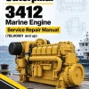 Caterpillar CAT 3412 Marine Engine Service Repair Manual (7BL00001 and up)