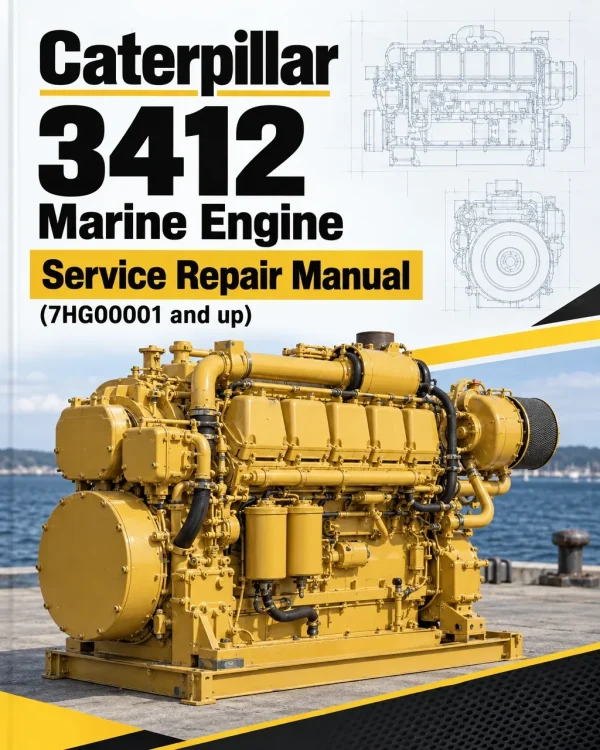 Caterpillar CAT 3412 Marine Engine Service Repair Manual (7HG00001 and up) Caterpillar CAT 3412 Marine Engine Service Repair Manual (7HG00001 and up)