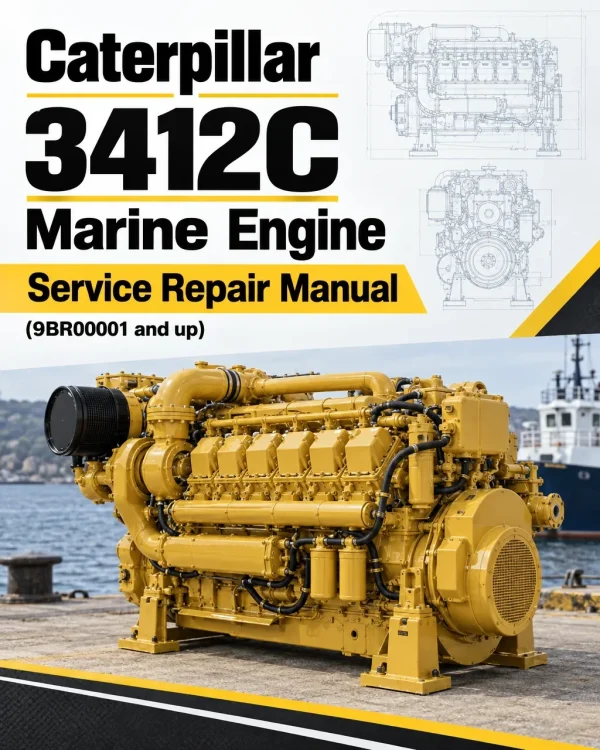Caterpillar CAT 3412C Marine Engine Service Repair Manual (9BR00001 and up) Caterpillar CAT 3412C Marine Engine Service Repair Manual (9BR00001 and up)