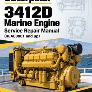 Caterpillar CAT 3412D Marine Engine Service Repair Manual (REA00001 and up) Caterpillar CAT 3412D Marine Engine Service Repair Manual (REA00001 and up)