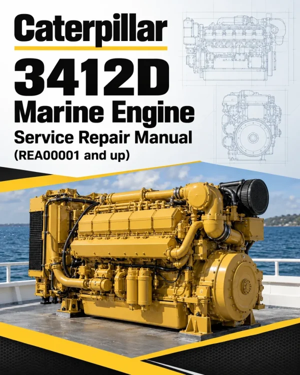 Caterpillar CAT 3412D Marine Engine Service Repair Manual (REA00001 and up) Caterpillar CAT 3412D Marine Engine Service Repair Manual (REA00001 and up)