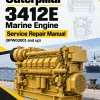 Caterpillar CAT 3412E Marine Engine Service Repair Manual (9PW00001 and up)