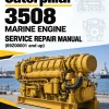 Caterpillar CAT 3508 Marine Engine Service Repair Manual (69Z00001 and up)