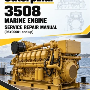 Caterpillar CAT 3508 Marine Engine Service Repair Manual (96Y00001 and up)