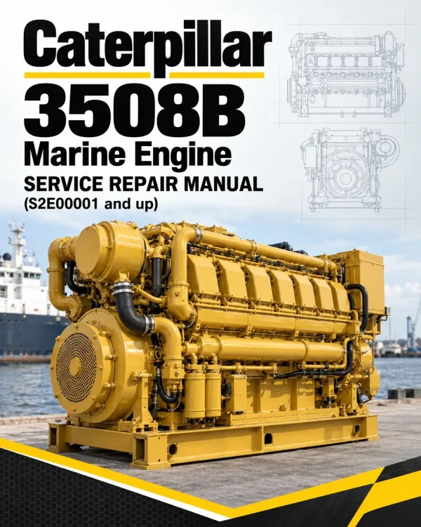 Caterpillar CAT 3508B Marine Engine Service Repair Manual (S2E00001 and up) Caterpillar CAT 3508B Marine Engine Service Repair Manual (S2E00001 and up)
