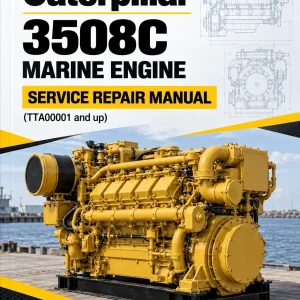 Caterpillar CAT 3508C Marine Engine Service Repair Manual (TTA00001 and up)