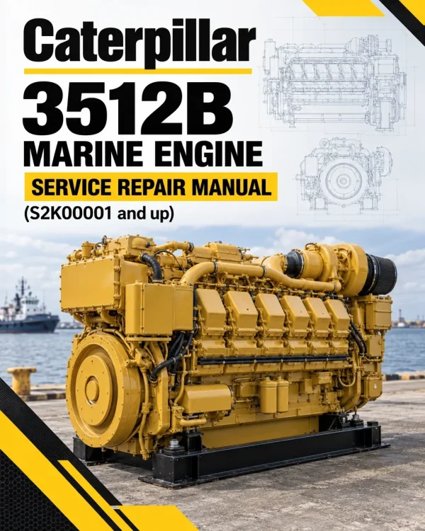 Caterpillar CAT 3512B Marine Engine Service Repair Manual (S2K00001 and up) Caterpillar CAT 3512B Marine Engine Service Repair Manual (S2K00001 and up)