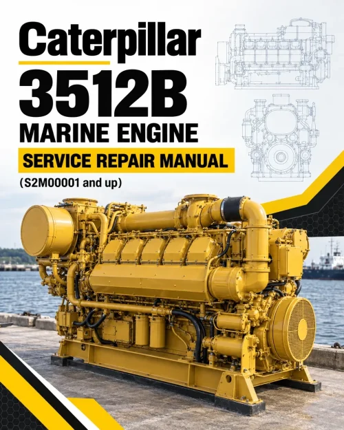 Caterpillar CAT 3512B Marine Engine Service Repair Manual (S2M00001 and up) Caterpillar CAT 3512B Marine Engine Service Repair Manual (S2M00001 and up)