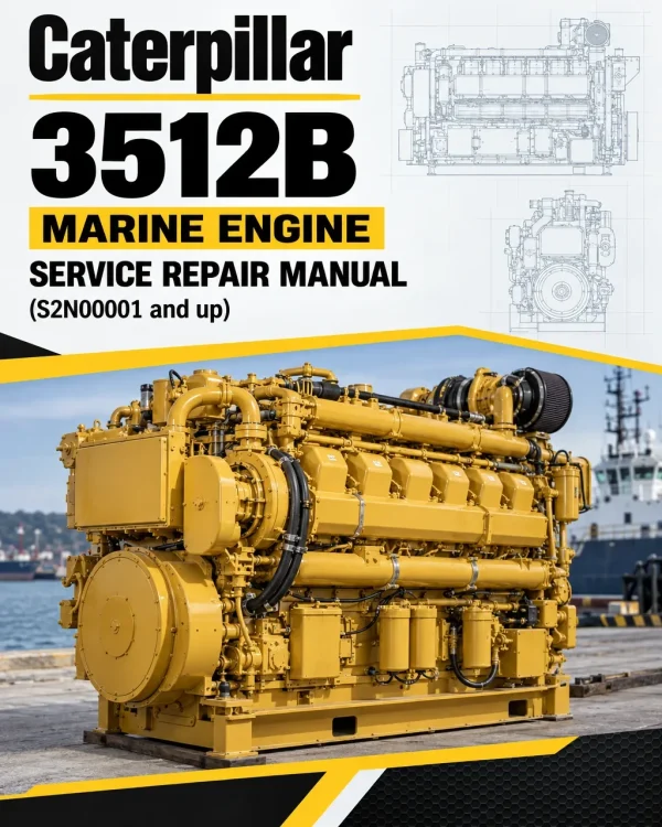 Caterpillar CAT 3512B Marine Engine Service Repair Manual (S2N00001 and up)