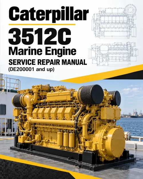 Caterpillar CAT 3512C Marine Engine Service Repair Manual (DE200001 and up) Caterpillar CAT 3512C Marine Engine Service Repair Manual (DE200001 and up)