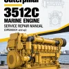 Caterpillar CAT 3512C Marine Engine Service Repair Manual (DPB00001 and up)