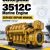 Caterpillar CAT 3512C Marine Engine Service Repair Manual (E3W00001 and up)