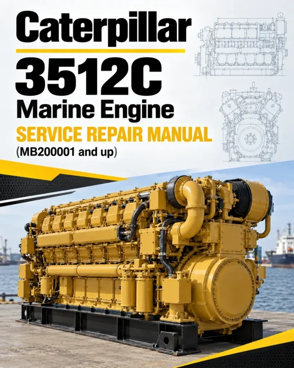 Caterpillar CAT 3512C Marine Engine Service Repair Manual (MB200001 and up) Caterpillar CAT 3512C Marine Engine Service Repair Manual (MB200001 and up)