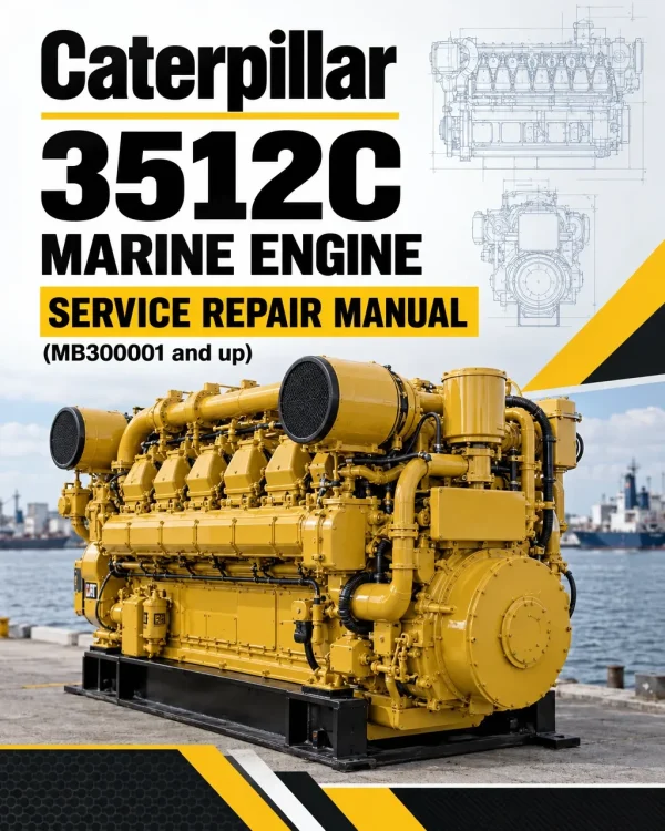 Caterpillar CAT 3512C Marine Engine Service Repair Manual (MB300001 and up) Caterpillar CAT 3512C Marine Engine Service Repair Manual (MB300001 and up)