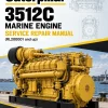 Caterpillar CAT 3512C Marine Engine Service Repair Manual (RL200001 and up)