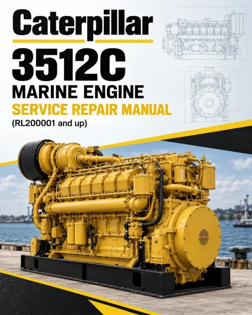 Caterpillar CAT 3512C Marine Engine Service Repair Manual (RL200001 and up) Caterpillar CAT 3512C Marine Engine Service Repair Manual (RL200001 and up)