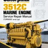 Caterpillar CAT 3512C Marine Engine Service Repair Manual (T3P00001 and up)