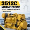 Caterpillar CAT 3512C Marine Engine Service Repair Manual (T3W00001 and up)