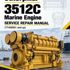 Caterpillar CAT 3512C Marine Engine Service Repair Manual (TT400001 and up)