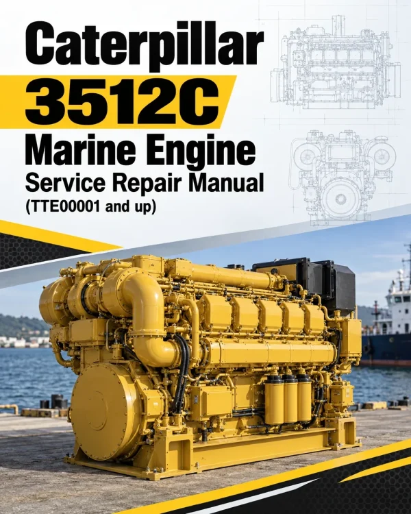 Caterpillar CAT 3512C Marine Engine Service Repair Manual (TTE00001 and up) Caterpillar CAT 3512C Marine Engine Service Repair Manual (TTE00001 and up)