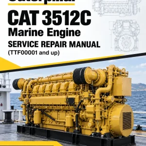 Caterpillar CAT 3512C Marine Engine Service Repair Manual (TTF00001 and up)