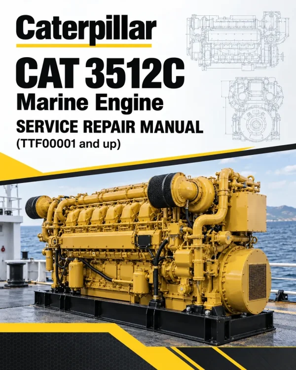 Caterpillar CAT 3512C Marine Engine Service Repair Manual (TTF00001 and up) Caterpillar CAT 3512C Marine Engine Service Repair Manual (TTF00001 and up)
