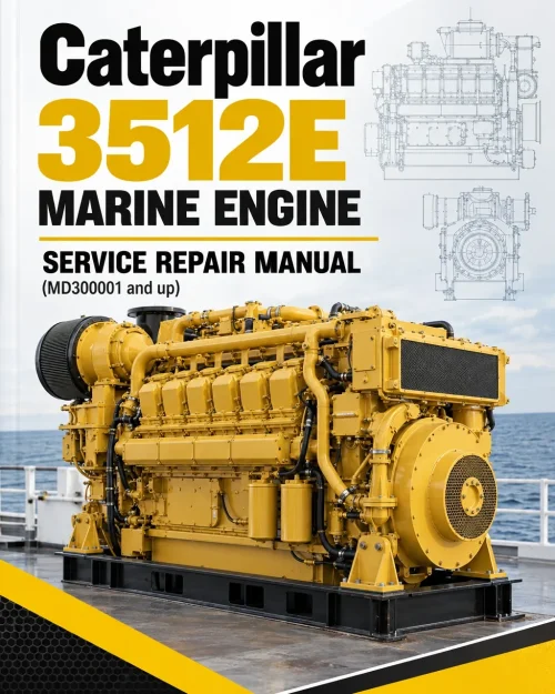 Caterpillar CAT 3512E Marine Engine Service Repair Manual (MD300001 and up) Caterpillar CAT 3512E Marine Engine Service Repair Manual (MD300001 and up)