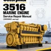 Caterpillar CAT 3516 Marine Engine Service Repair Manual (29Z00001 and up)