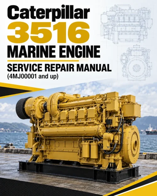 Caterpillar CAT 3516 Marine Engine Service Repair Manual (4MJ00001 and up) Caterpillar CAT 3516 Marine Engine Service Repair Manual (4MJ00001 and up)