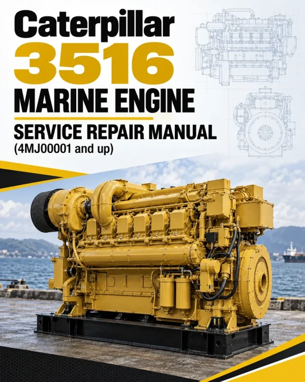 Caterpillar CAT 3516 Marine Engine Service Repair Manual (4MJ00001 and up) Caterpillar CAT 3516 Marine Engine Service Repair Manual (4MJ00001 and up)